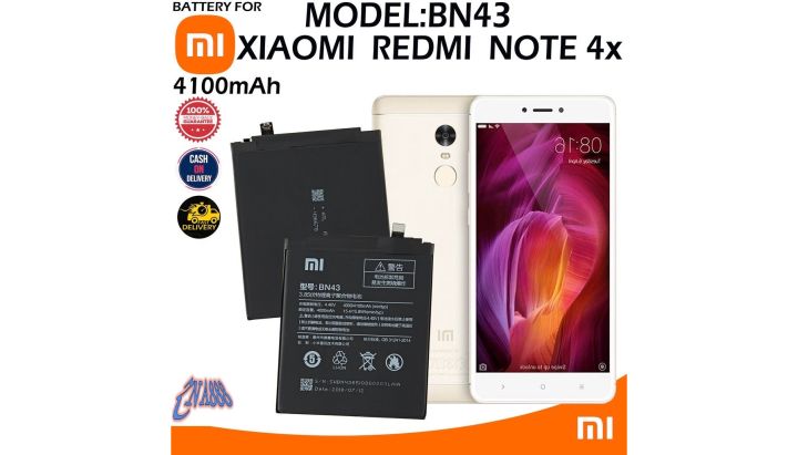 goodgirl03 battery mi BN43 BM43 Redmi Note 4, Redmi Note 4x Lazada PH