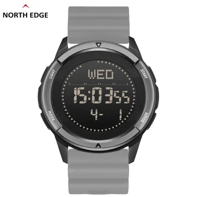 NORTH EDGE ALPS Original Mens Carbon Fiber Compass Metronome Watch Swimming watch 50M Waterproof