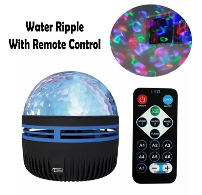 Portable Starry Projector Light With Remote Control USB Plug In Night Lights for Bedroom Decoration Lamp