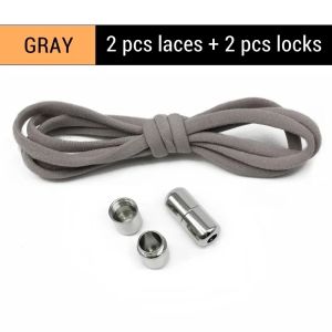 SRIEI 1 Pair Elastic Shoe Laces Semicircle No Tie Shoelaces for Kids and Adult Sneakers Shoelace Quick Lazy Metal Lock Laces Shoe Rope