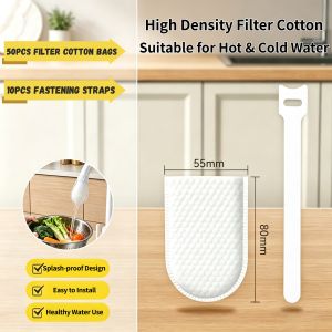Household Filter Bag Set High density filter cotton Effective water cleaning Long-lasting performance Simple installation Automotive Motorcycles Moto Tools & Maintenance Cleaning Supplies
