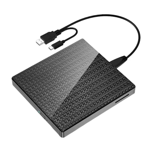 Multifunction External DVDs Drive Double USB3.0 Port Fast Speed Burners SDTF Reader For Plugs And Play