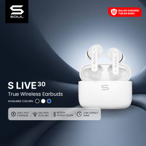SOUL S Live 30 TWS Bluetooth Earphone Low Latency ENC True Wireless Earbuds