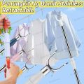 Believe 155cm Adjustable Panungkit Stainless Laundry Stick: Sungkit ng Sinampay Stainless, Pangsungkit ng Sampay, Panukit sa Damit, Clothes Fork Pole, Panungkit ng Damit, Hanger for Clothes, Hanger Pole Fork for Laundry. 
