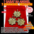 TRESPIKO ROMA MATA AAA  Pendant PANG KALAHATAN  PROTEKSYON Third Eye and 7 Archangel Pitong Arkangheles Angel Medalyon Pendant Necklace Complete Guide sa Oracion at Dasal  FREE 1pc. Sinukuan. 