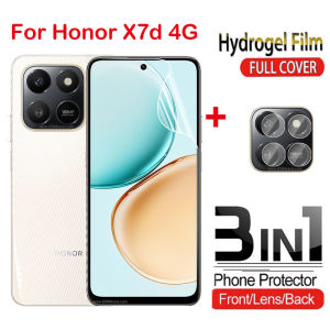 Bảo vệ màn hình cho Honor X7D 4G X7C X6B X6C Honor 400 Thông Minh Honorx7D 5G 4G 2025 trước sau Ống Kính bọc hoàn toàn Bảo Vệ Hydrogel camera phía sau màng bảo vệ