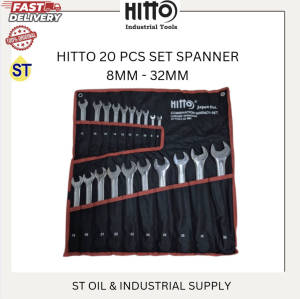 [ HITTO ] Spanner Spanar Combination Set Wrench Car Repair Tools 8-32mm 20 PCS