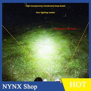 [NYNX] Bright Bicycle Light LED Front USB Rechargeable Mountain Bicycle Lamp Bike Headlight Flashlight Cycling Scooter