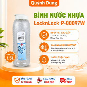 Bình Nước Nhựa LocknLock P-00097W - Chất Liệu Nhựa Cao Cấp Không Độc Hại Chịu Nhiệt Tốt
