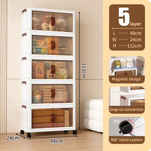 Foldable Cabinet for Clothes Wardrobe Cabinet with Wheels Cabinet Organizer Kitchen Cabinet Home Organizer