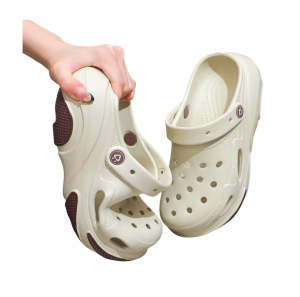 New Elegant Women White Flat Sandals with Comfortable Slip-On Design