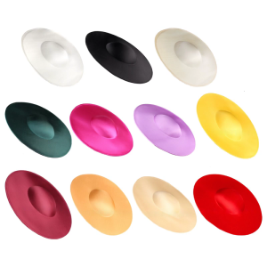 Traditional Sateen Silk Hat With Permanent Plan Perfect For Casual Outfits Evening Parties And Festivities