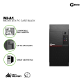 KENLEI GStorm MI-A1 / MI-A2 Micro / MI-A1S ATX PC Case Black, Compatible MATX Mini ITX, Up to 4 PCI Slots, Great Aesthetics.. 