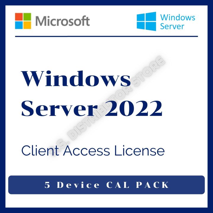 Windows Server CAL 2022 - 5 Device CAL (OEM) R18-06430 | Lazada.co.th
