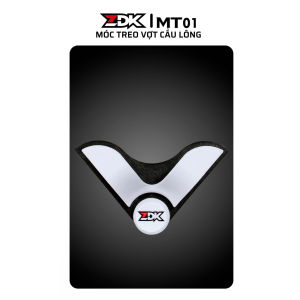 Giá treo vợt cầu lông Móc dán tường gắn vợt cấu lông nhựa in 3D đẹp nhiều màu hàng chính hãng ZDK MT01