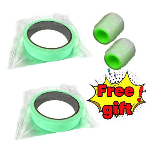 Buy 1 get 1 Luminous Tape Self-adhesive Glow In The Dark Stage Sticker Home Decor Indoor Stairways Decoration Glow in The Dark Tape Fluorescent Tape Waterproof Stickers Night Tape for Walls Steps Exit Sign
