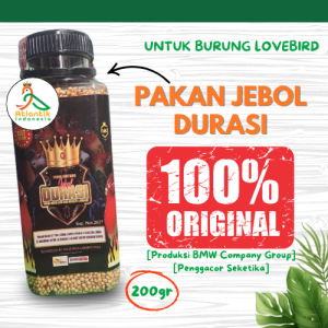 Pakan Jebol Durasi Lovebird Konslet Gacor Ngekek Pakan Kontes Lovebird Fighter Volume Keras 200gr