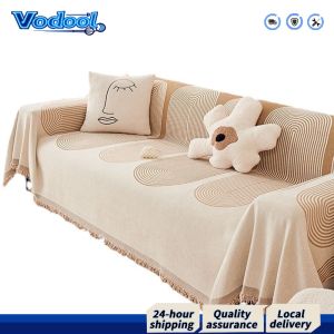 【Fast delivery】 Bosneyel Premium Sofa Cover with Cozy Throw Blanket for All-Season Use in Living Room or Lounge Area