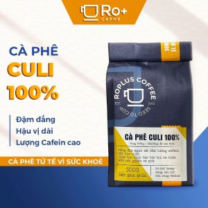 Cà phê Culi hạt bột rang xay nguyên chất 100% vị đắng đậm gói 250g500g