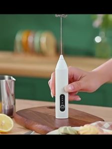 3 Speed Electric Milk Frother Electric Milk Frother USB Rechargeable Milk Frother Coffee Blender
