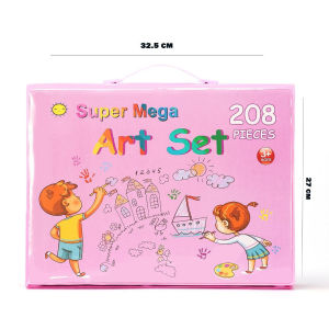 Crayon Set 208 Pcs Pensil Warna Lengkap Krayon Set Alat Menggambar Mewarnai Cat Air Lukis Anak SHENAR LEMARISERBAGUNA168
