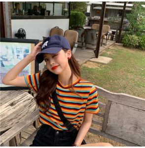Women Short Sleeve T-Shirt Summer Popular Ladies/Girls Cloth 100% Cotton Short Size