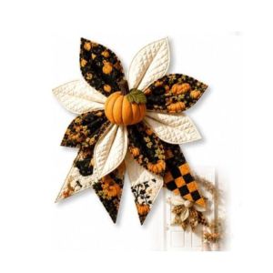 {READY STOCK}DIY Oversized Quilted Bow Sewing Kit Fabric Craft Set With Large Bow Pattern For Handmade Projects