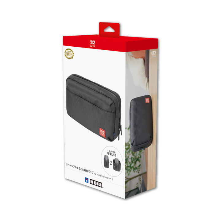 Nintendo Official Store] Hori Reversable Travel Pouch(Black)for