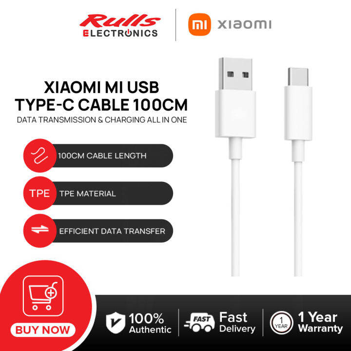 Xiaomi Mi Usb Type C Cable Cm Cm Cable Length Usb C Port Tpe Material Lazada Ph