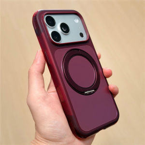 Rotating Holder Matte Original Airbag Case For iPhone 18Pro 17Pro 18Pro Max Camera Button For Magsafe Shockproof Cover