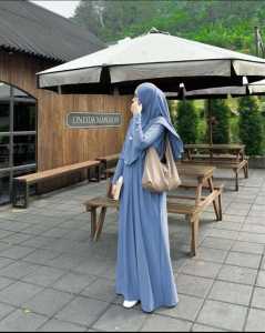 GAMIS BANDUNG123 GAMIS ABAYA MECCA BETWING JERSY PREMIUM SET KERUDUNG ABAYA UMROH termurah berkualitas