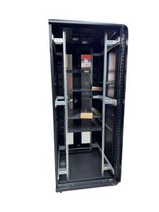 sg assembled 42U/47U 80cm width server rack 2 door width 80cm speedsmount network cabinet CCTV IT storage mobile cart wheels floor stand
