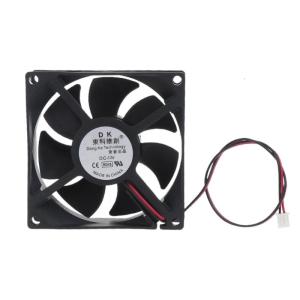 Sleeve Bearing High Speed Fan Silent 8cm for DC 5V 12V 24V 2 Pin for DC Brushless Cooling Exhaust Fan 3300RPM for CPU Se