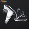 【FURONGHUA】 2Pcs Holder Coin Display Stand Clear Round / Square Case Capsules Holder Easel. 