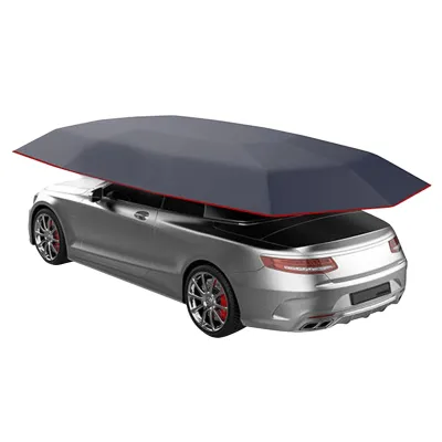 Universal Waterproof UV-Protective Car Sun Shade Umbrella Cover Tent - 4x2.1m Blue- automatic car tent umbrella，car umbrella roof cover，No bracket
