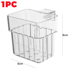 5Pcs Aquarium Plant Holder Transparent Fish Tanks Hanging Decorations Box Water Grass Planting Plant Basket Fish Tanks Decor Planter