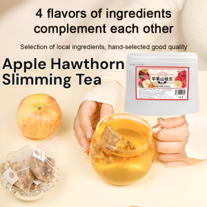 Apple Hawthorn Tea Bags Slimming Fruit Tea Sweet and Sour Bag Detox Fat Burning Herbal Tea Fast Shipping