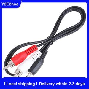 【Local shipping】 3.5mm jack mini plugto 2 RCA male stereo ohono audio speaker adapter cable