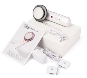 BODY SLIMMING MACHINE RF BEAUTY WAND Guaranteed Results Slimming Device for Body and Face 3 in 1 EMS Infrared Ultrasonic Body Massager Device Ultrasound Slimming Fat Burner Cavitation Lifting Machine ，Use in combination with fat-reducing gel