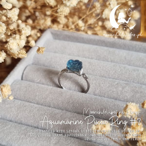 Aquamarine Pixiu Piyao #2 s925 (Sterling Silver) Ring