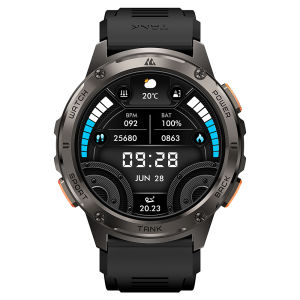 NEW KOSPET TANK T3 Smart watches For Men Military Rugged  1.46" AMOLED Fitness Waterproof Electronic Watch