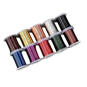 Multiple Color String for Crafting 10 Rolls Flexible Stretch Cord Soft Skin Safely Supplies
