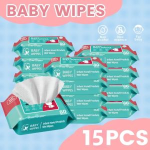 80Pack baby wipes Free shipping sale 1Box 60pack Free 20pack 1pack 18PHP wipes for Baby