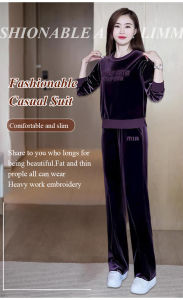 H Womens Sweatshirt Sweatpants Sports Two Piece Set fashionable casual sports