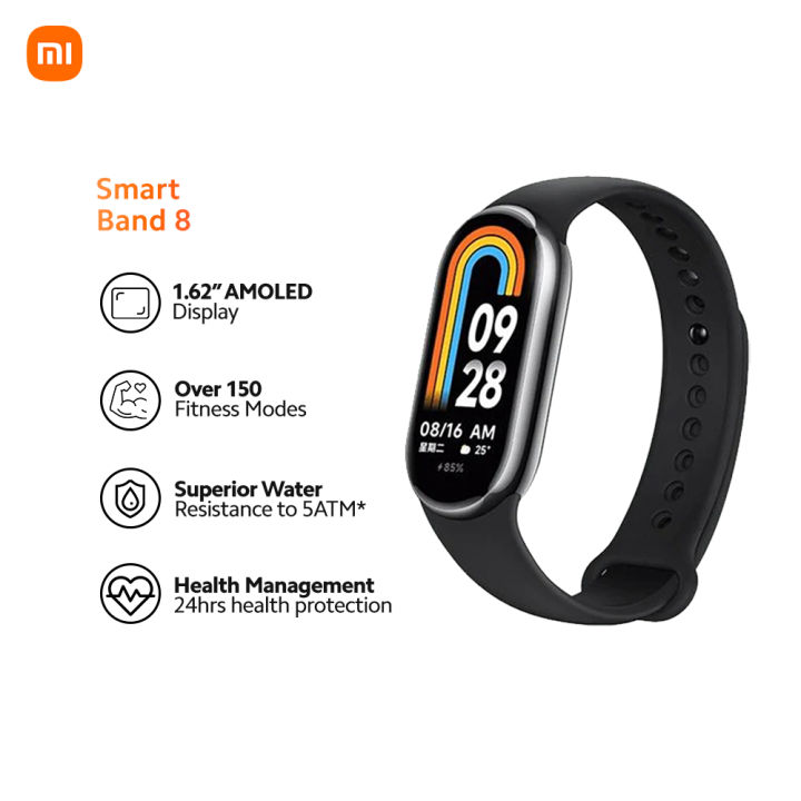 Xiaomi Smart Band 8 Fitness Tracker 5ATMWater Resistant Magnetic ...