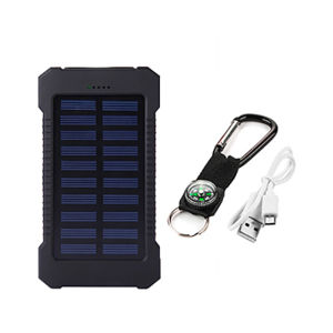 150000mah Solar power bank Original Ip65 Waterproof Charger 2.1A Fast charging powerbank LED lights Buy 1 give 1 gift