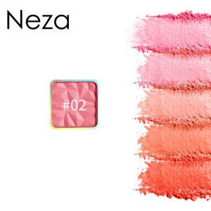 Neza Long Lasting Blushes Natural Pink Orange Monochrome Rouge 5 Colors Choose Daily Office Makeup Black Paper Box
