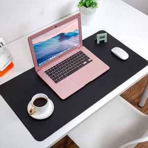 YOWXII Large PU Leather Mouse Pad Laptop Desk Mat Double-Sided Waterproof Computer Mat Desk Keyboard Mousepad Cover