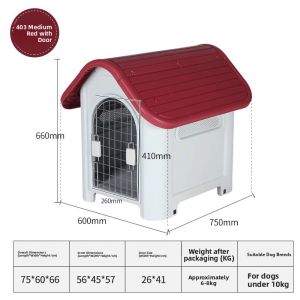 Dogs Kennel Four Seasons Universal Dog Cage Dog Houses Large Pet Supplies Outdoor Dog Nest Rainproof Dogs House