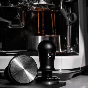 BESTOURO Stainless Steel Spring Loaded Coffee Tamper Ripple Base Constant Pressure Espresso Tamper High Quality 58.35mm 53mm 51mm Coffee Impact Tamper Accessories